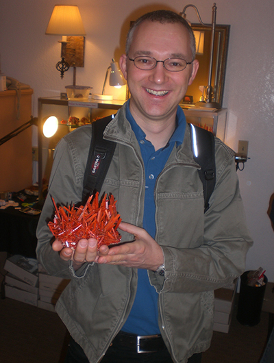Showing Anton Watzl with a fine specimen. Contact me for any questions.