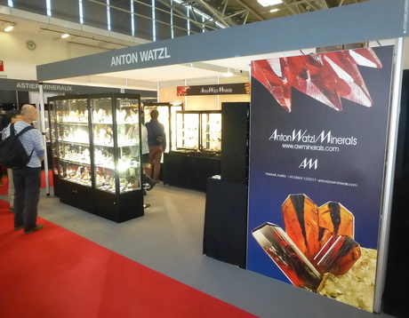 AW Mineral's booth at München 2015 AW Mineral's booth at Mineralientage München 2015