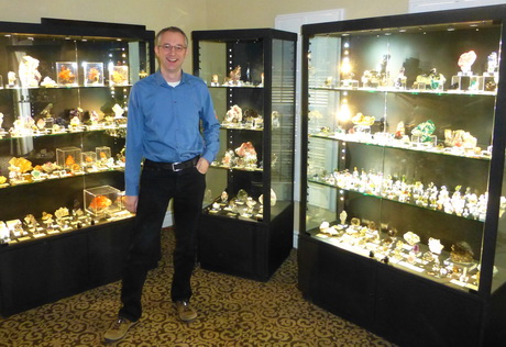 Anton Watzl at his booth at Westward Look Show Anton Watzl at his booth at Westward Look Show in Tucson